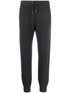 ribbed-knit cashmere track pants